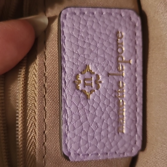 Nanette Lepore Light Purple Wristlet And Doggie Bag Charm Key Chain - Picture 4 of 6